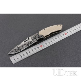 F93 G10 handle pocket folding knife UD405110